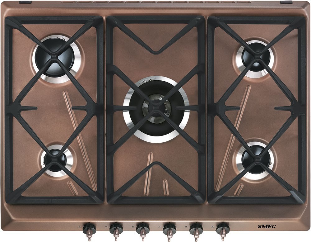 

Варочная панель Smeg SRV876RAGH, Варочная панель Smeg SRV876RAGH Copper