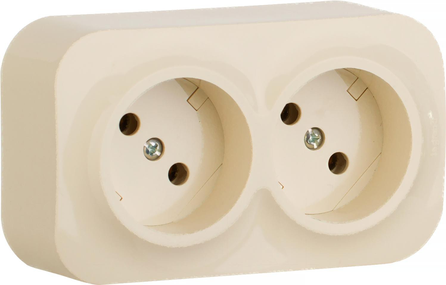 

Розетка Legrand Quteo 782242 слоновая кость