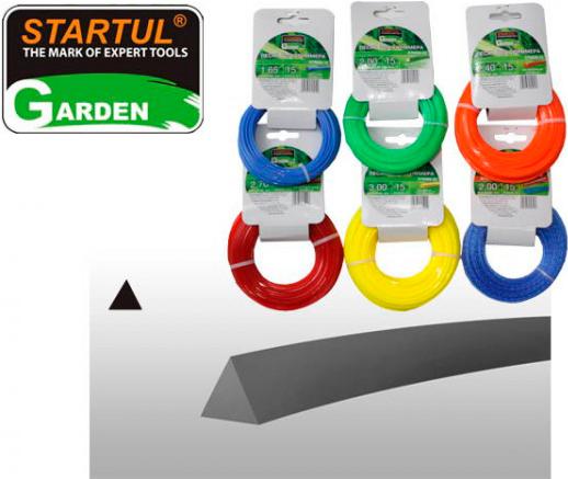 

Леска Startul ф 2.0 х 65 м треугольное сечение Garden [ST6048-20], Startul Леска ф 2.0 х 65 м треугольное сечение Garden ST6048-20