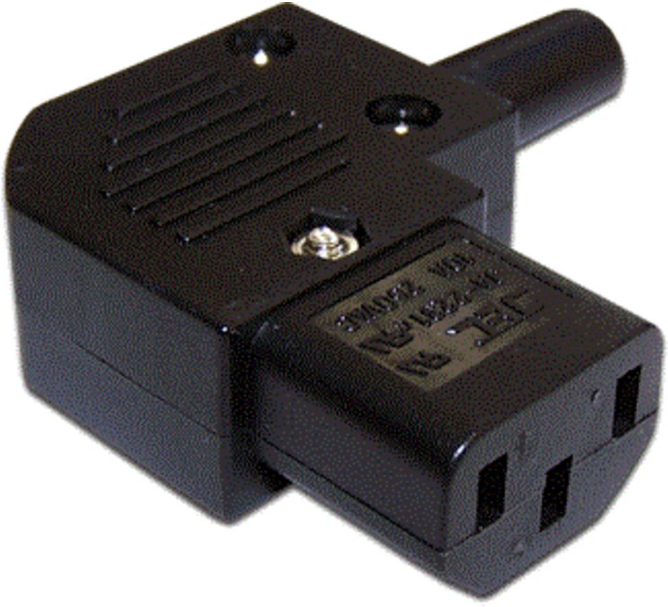 

Вилка LANMASTER LAN-IEC-320-C13/90 черный