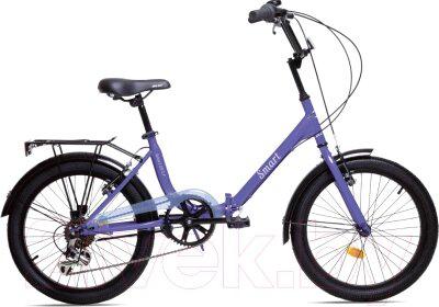 

Велосипед AIST Smart 20 2.1 2021 фиолетовый, Smart 20 2.1 2021