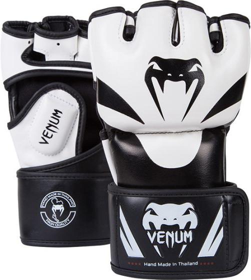 

Перчатки для единоборств Venum Attack MMA Gloves M черный/белый [VE\EU-VENUM-0681\BW-0M-00], Attack MMA Gloves M