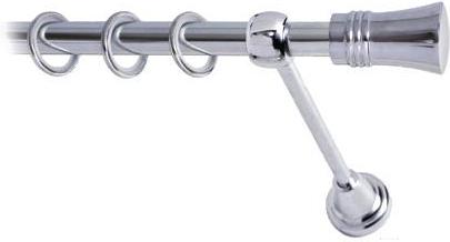 

Карниз Lm Decor Гиро 071 1р гладкий 25мм 1.8м хром, Гиро 071 1р гладкий 25мм 1.8м