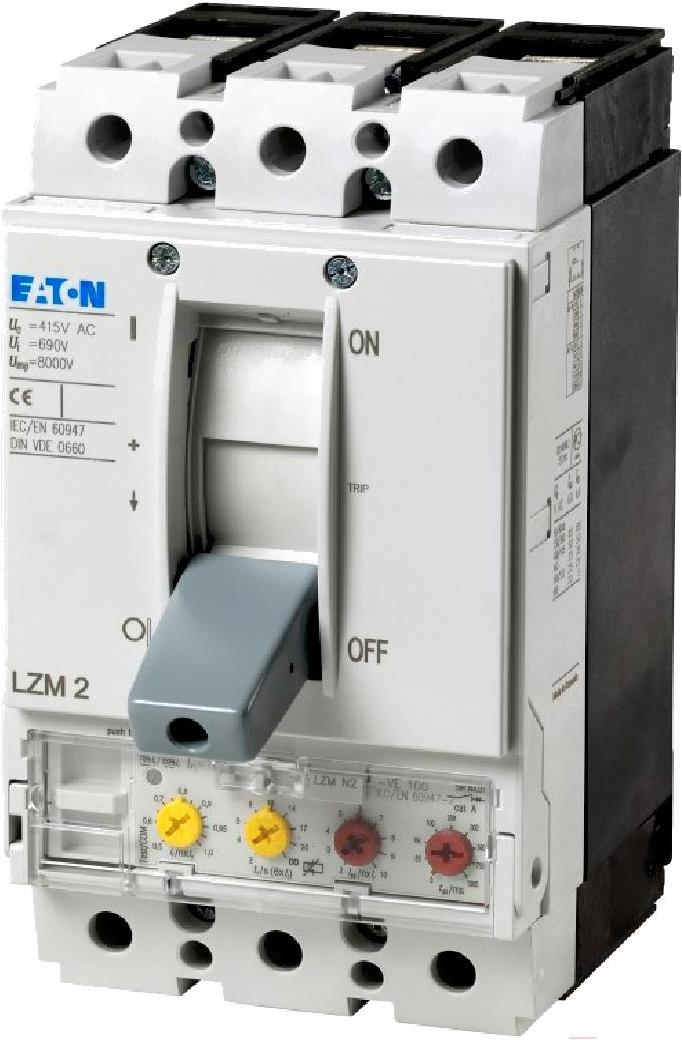

Выключатель Eaton LZMB2-A200-I 200А 2000А 3P 25кА [111923], LZMB2-A200-I 200А 2000А 3P 25кА