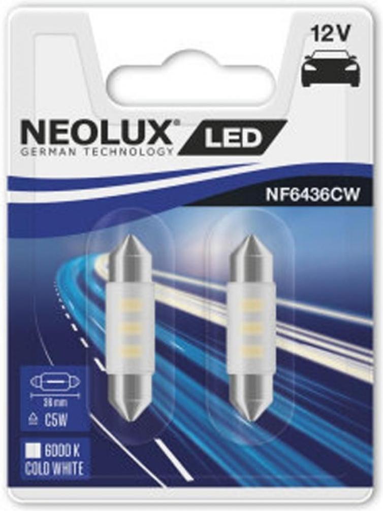 

Комплект автомобильных ламп NEOLUX NF6436CW-02B, NF6436CW-02B