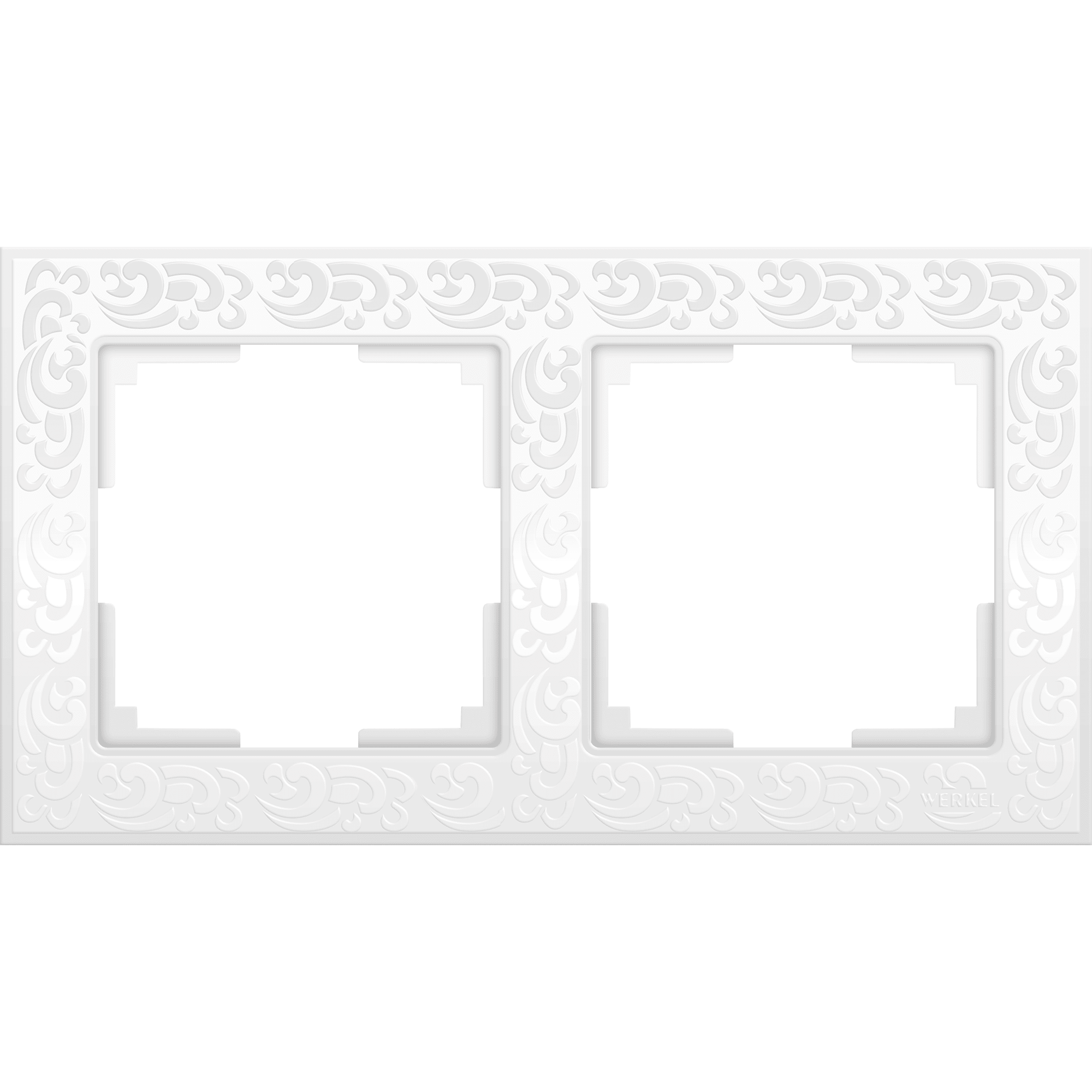 

Рамка для выключателя и розетки Werkel Flock 2 поста WL05-Frame-02-white белый [a028963], Рамка Werkel Flock 2 поста WL05-Frame-02-white a028963 белый