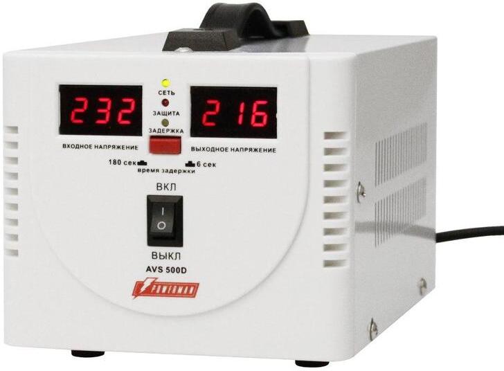 

Стабилизатор напряжения Powerman AVS 500D, Сетевой фильтр Powerman AVS 500D