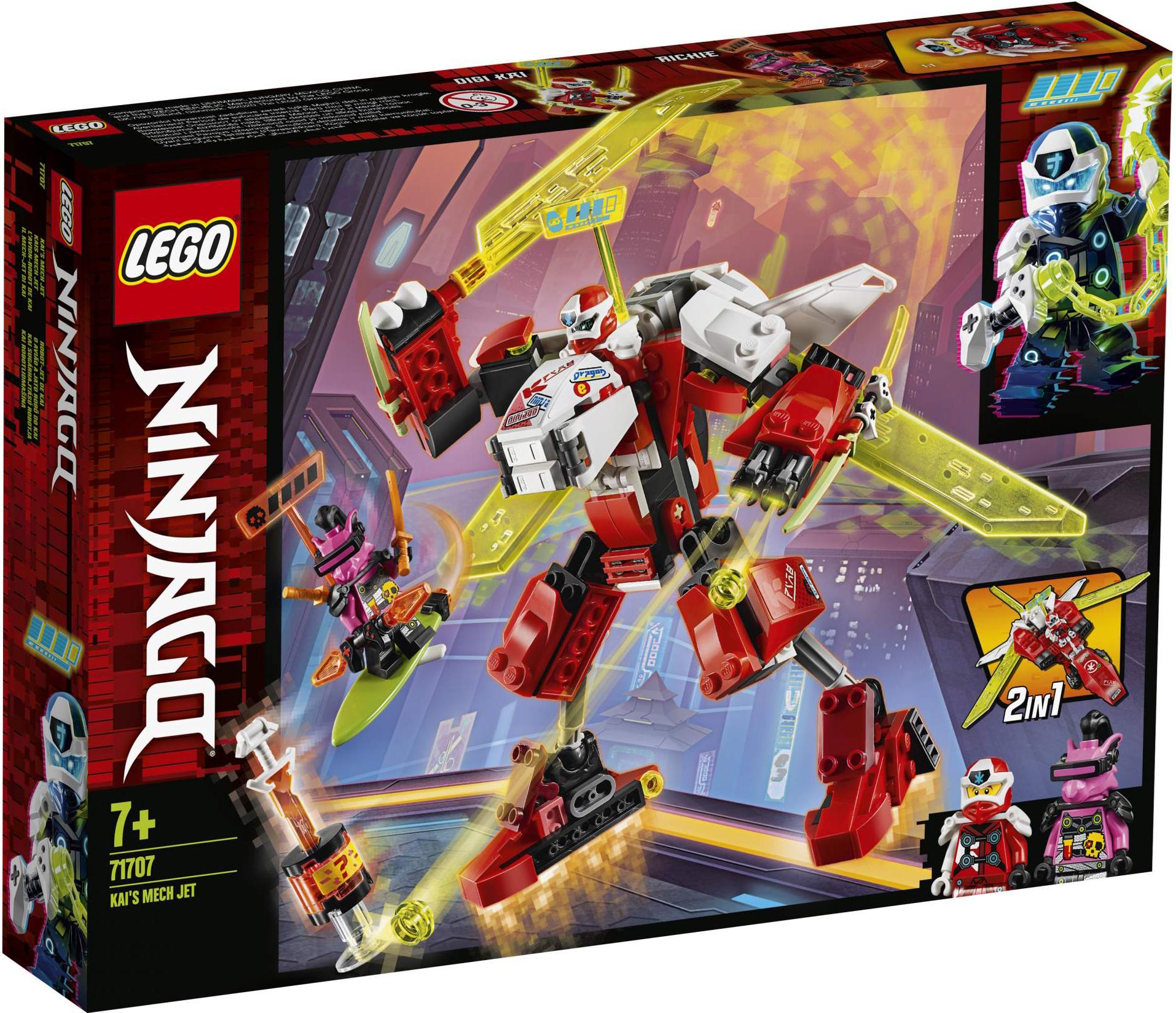 

Конструктор LEGO NINJAGO Реактивный самолёт Кая [71707], NINJAGO Реактивный самолёт Кая