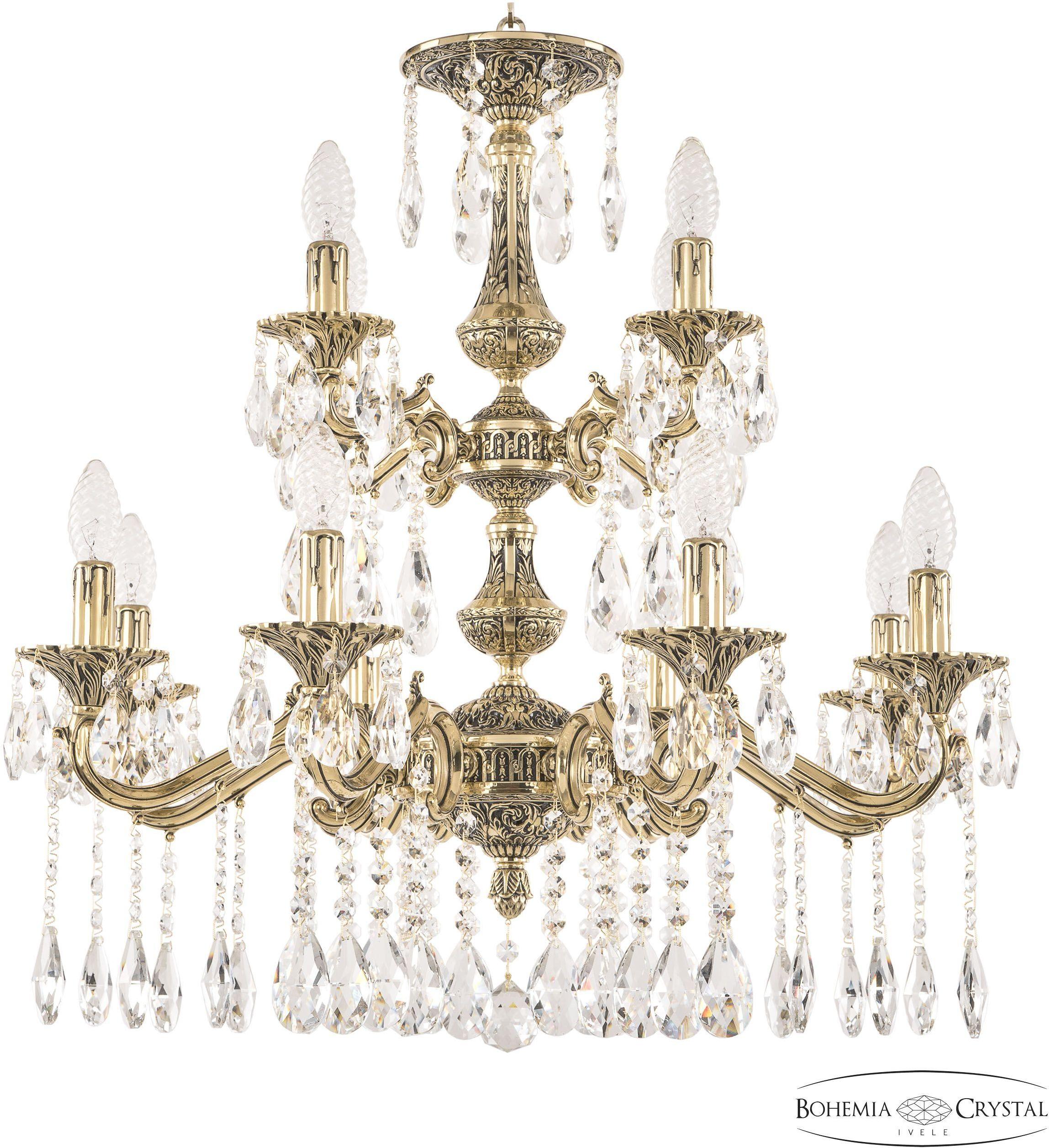 

Подвесная люстра Bohemia Ivele Crystal 72102/8+4/210/2d A GB