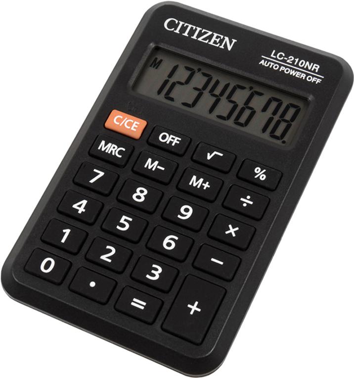 

Калькулятор Citizen LC210NR черный