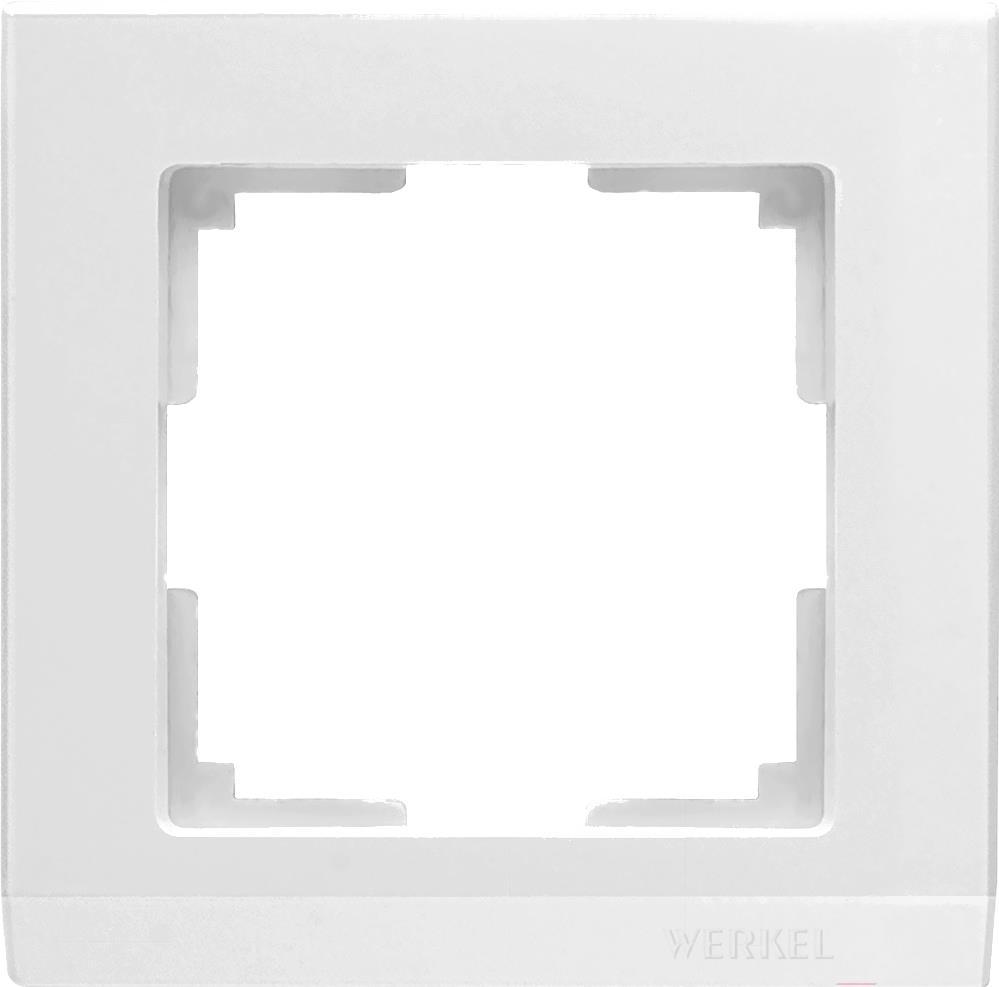 

Рамка для выключателя и розетки Werkel Stark 1 пост WL04-Frame-01-white белый [a028921], Stark 1 пост WL04-Frame-01-white