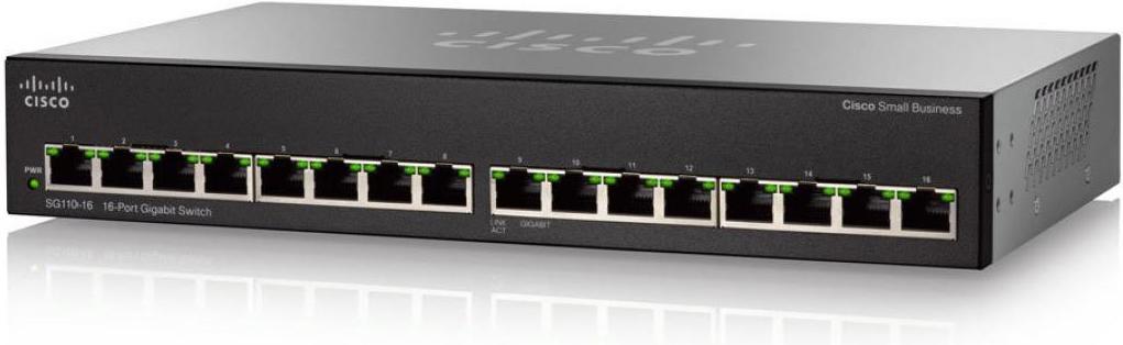 

Коммутатор Cisco SG110-16-EU, SG110-16-EU