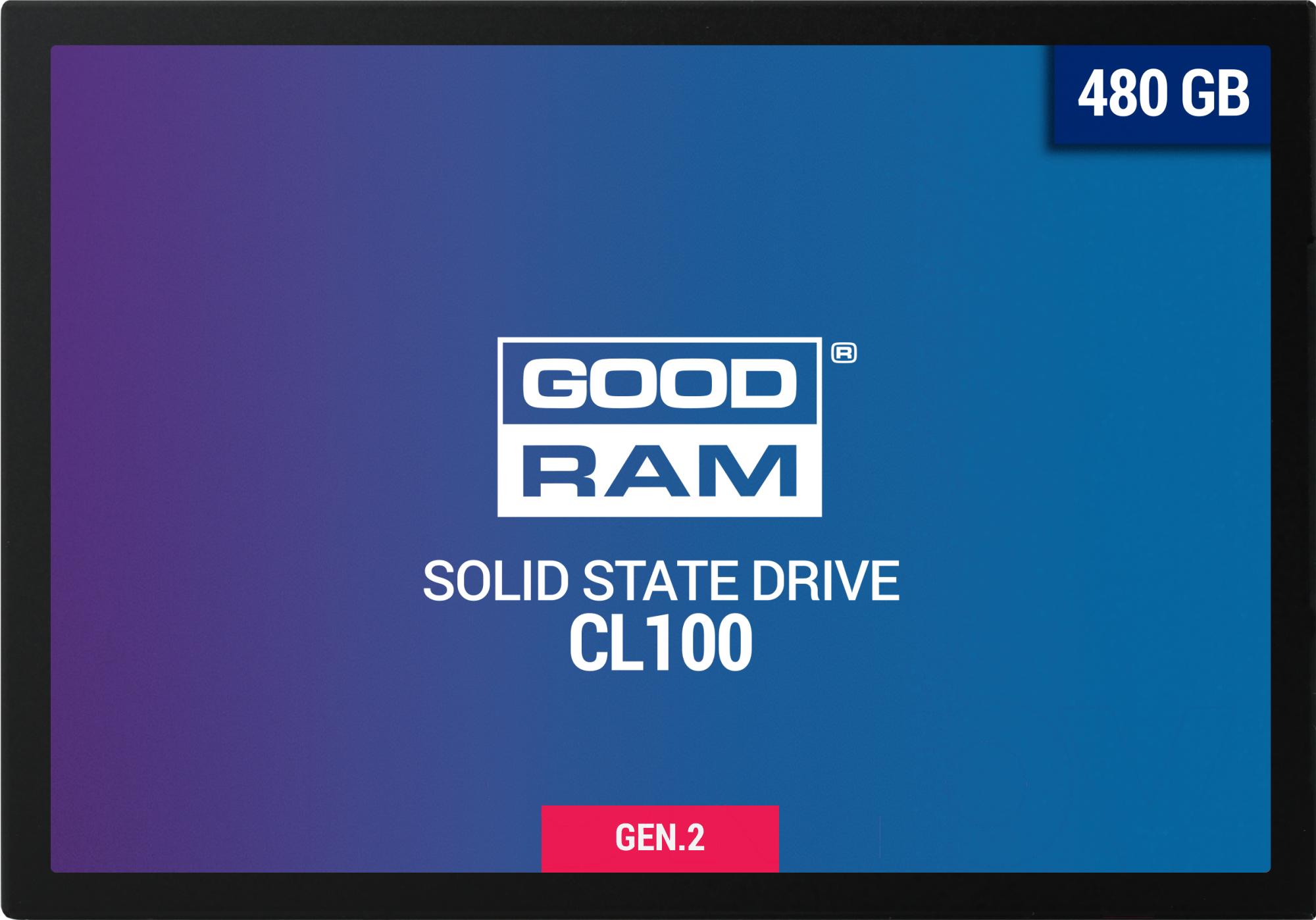 

SSD диск Goodram CL100 Gen. 2 480GB (SSDPR-CL100-480-G2), SSDPR-CL100-480-G2