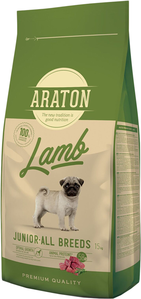 

Корм для собак Araton Junior Lamb 15 кг, Корм для собак Araton Junior Lamb 15 кг ART45638