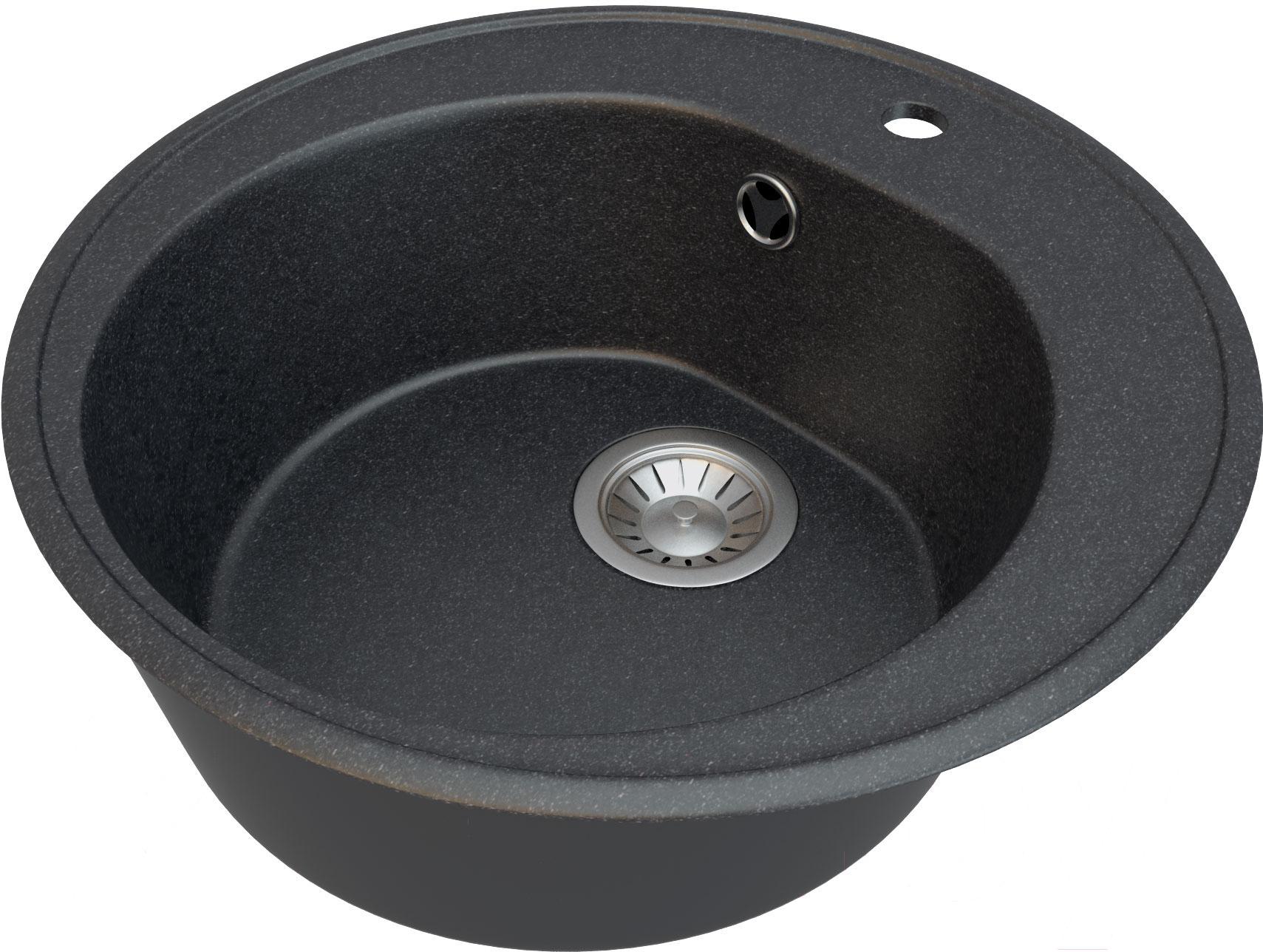 

Кухонная мойка Гамма Гранит Granite-02 черный, Гранит Granite-02