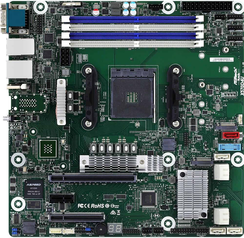 

Материнская плата ASRock X570D4U, X570D4U
