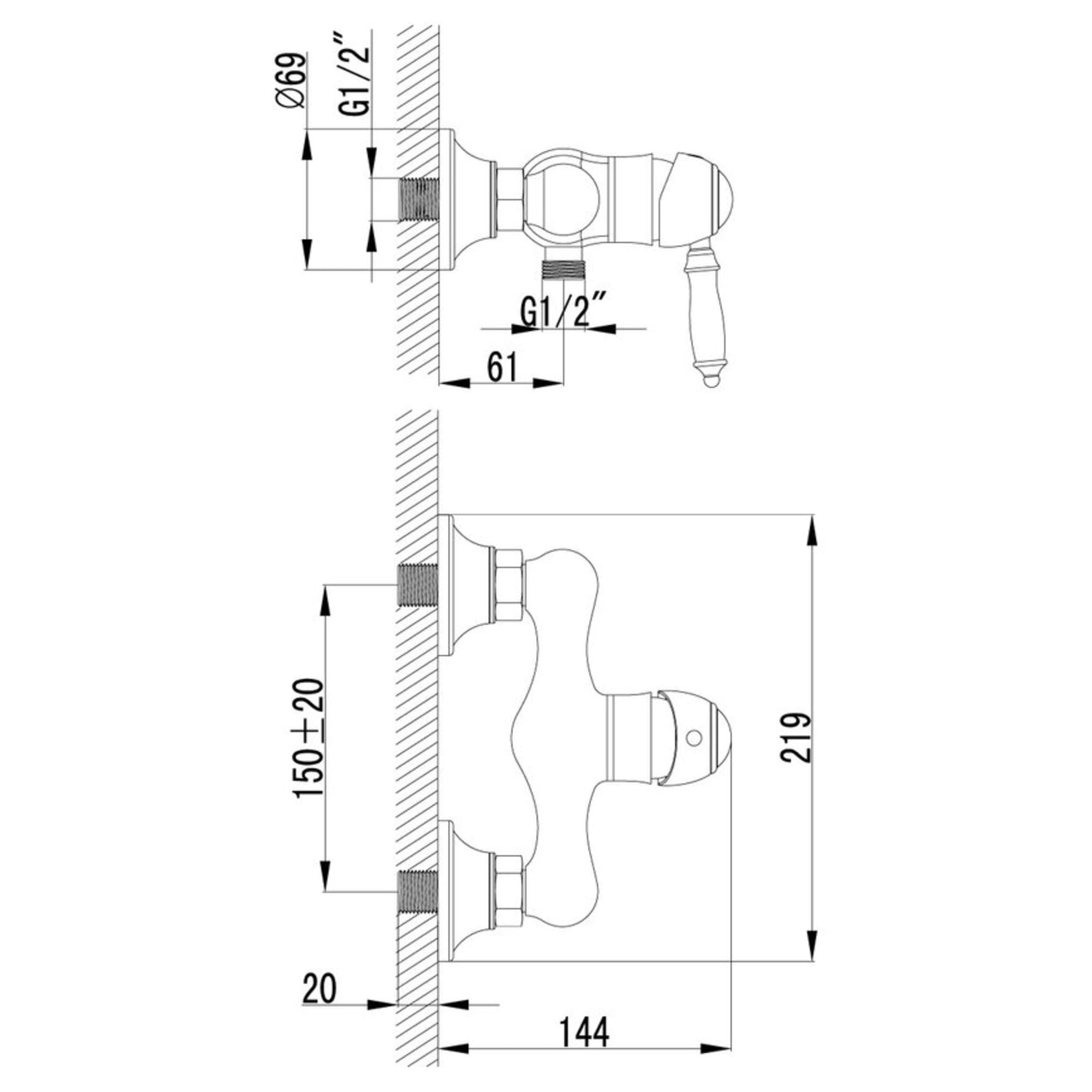 

Смеситель LEMARK Villa LM4803B, Villa