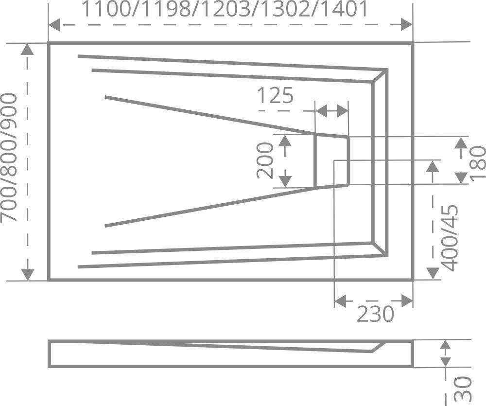 

Экран для поддона Good Door Атриум 110x70, Атриум 110x70