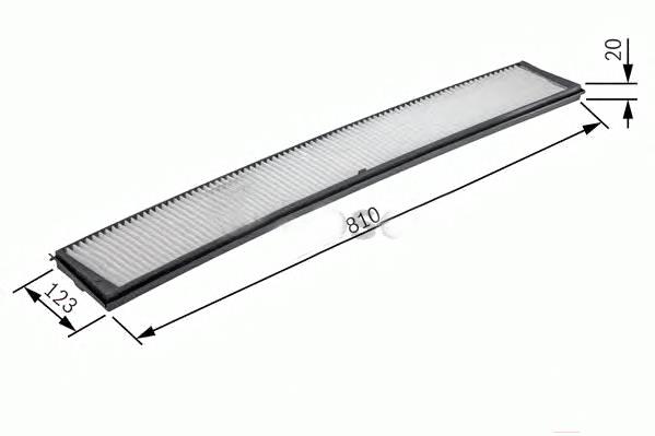 

Салонный фильтр Bosch 1987432124, 1987432124