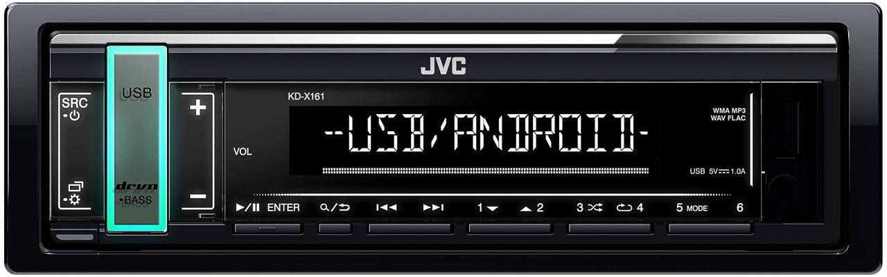 

Бездисковая автомагнитола JVC KD-X161, (JVC KD-X161)