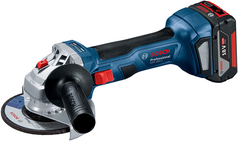 

Угловая шлифмашина Bosch GWS 180-LI [0.601.9H9.0R1], Угловая шлифмашина Bosch GWS 180-LI 0.601.9H9.0R1