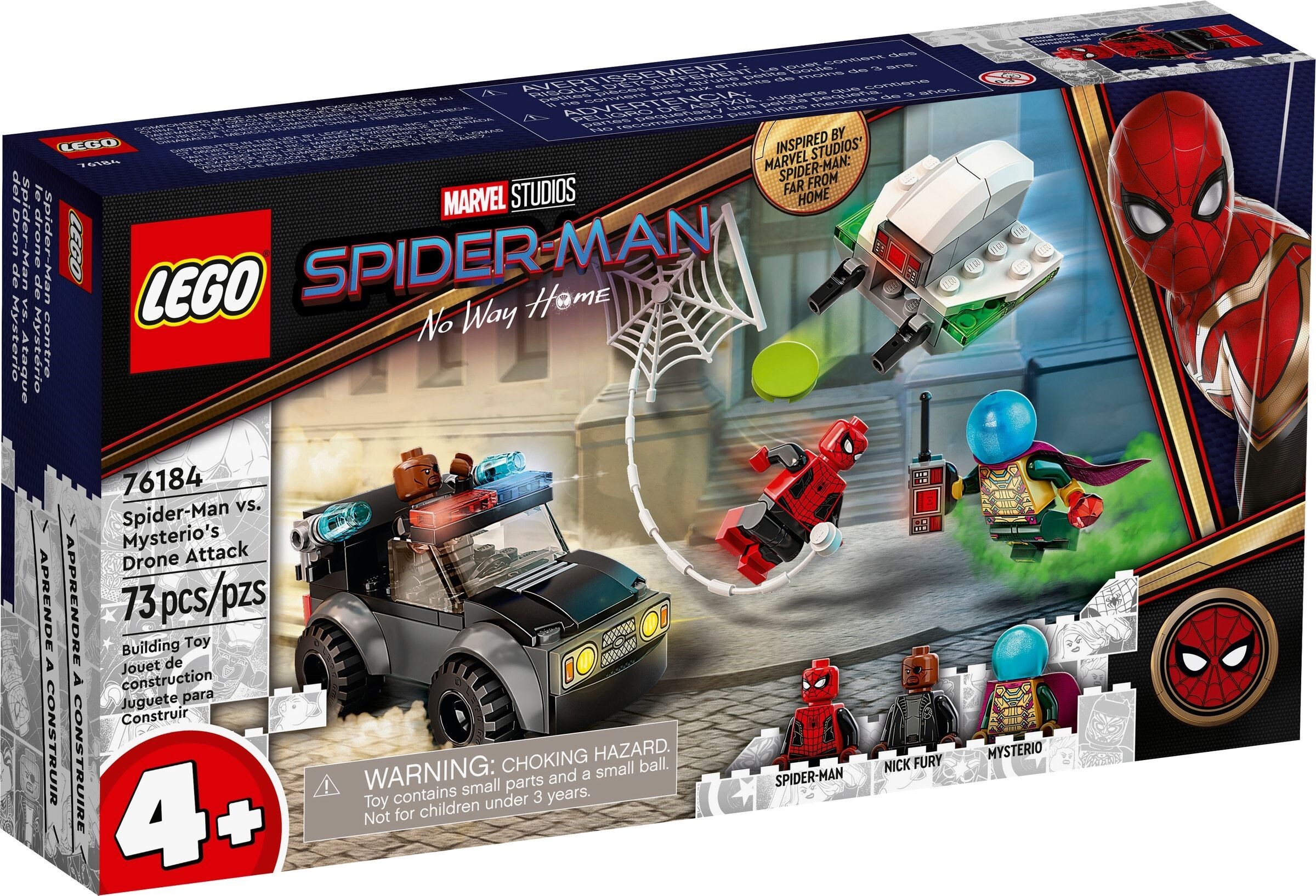 

Конструктор Lego Marvel Spiderman Человек-паук против атаки дронов (76184)