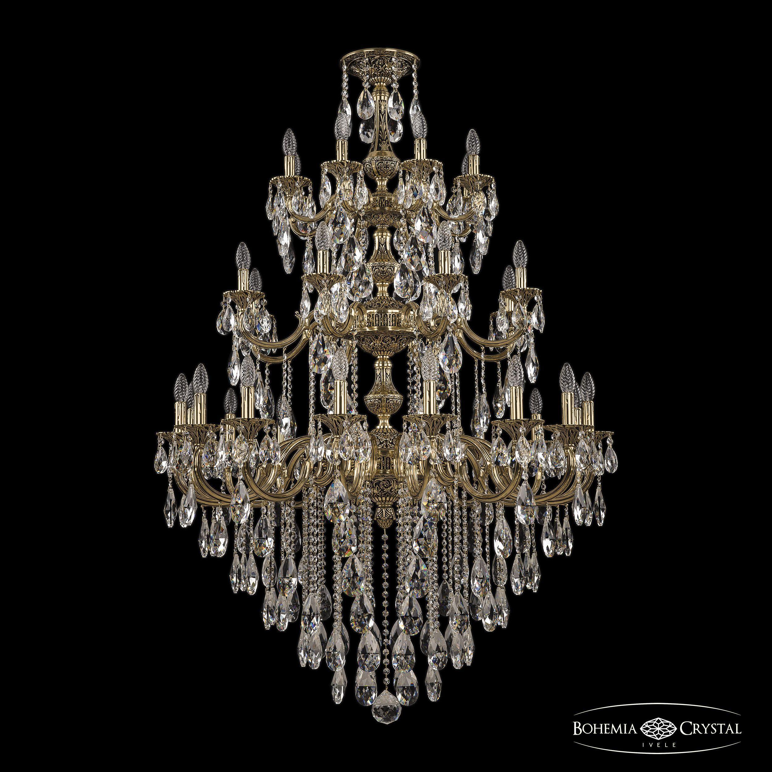 

Подвесная люстра Bohemia Ivele Crystal 72101/16+8+8/360/3d B GB