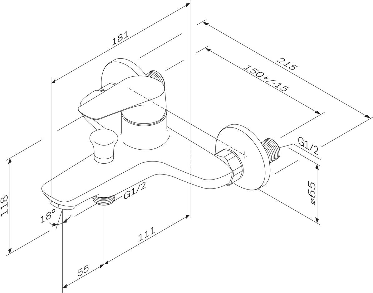 

Смеситель AM.PM Joy [F85E10000], Смеситель Am.Pm Joy F85E10000