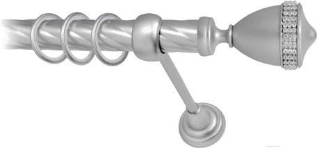 

Карниз Lm Decor Кубок 110 1р витой 25мм 3.6м сатин, Кубок 110 1р витой 25мм 3.6м