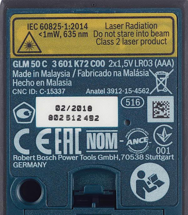 

Лазерный дальномер Bosch GLM 50 C Professional [0601072C00], GLM 50 C Professional