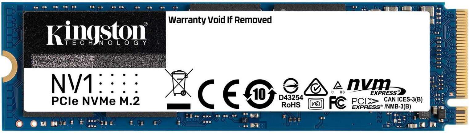 

SSD диск Kingston M.2 2280 M 1Tb NV1 [SNVS/1000G], Накопитель SSD Kingston SNVS/1000G