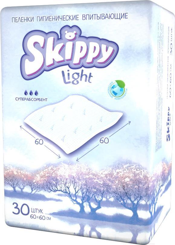 

Пеленка Skippy Light с суперабсорбентом 60x60 120шт