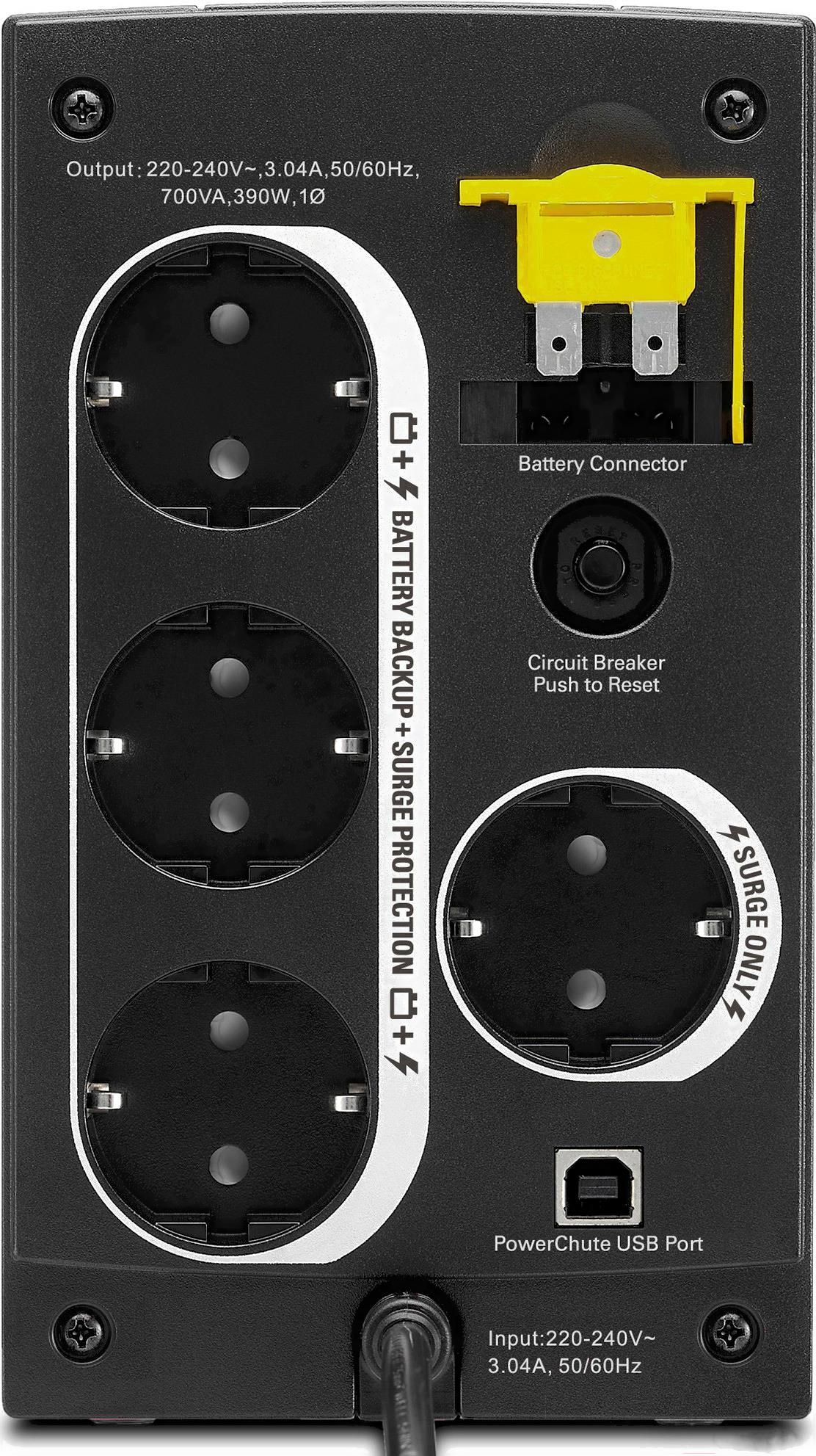 

Источник бесперебойного питания APC Back-UPS BX [BX700U-GR], Back-UPS BX