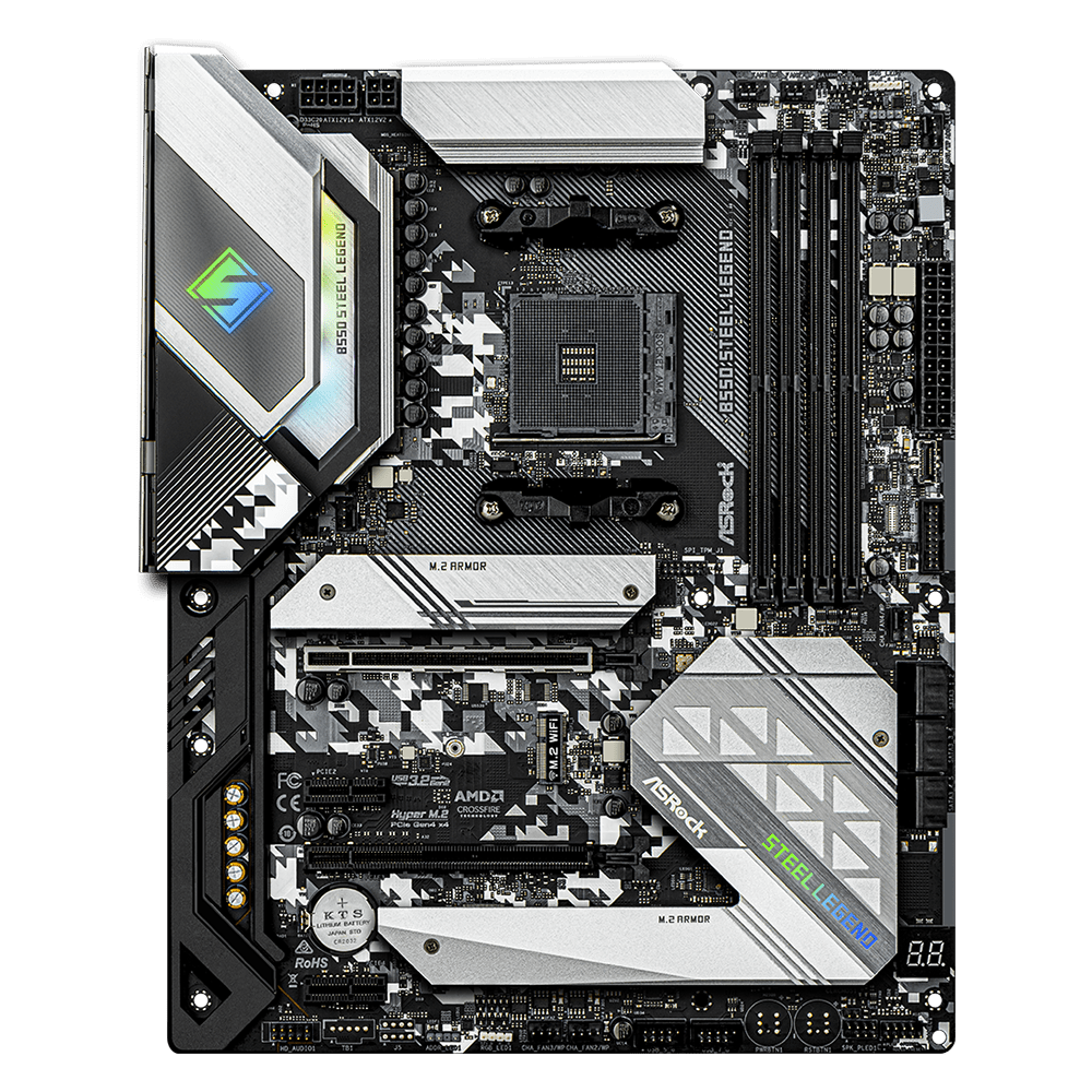 

Материнская плата ASRock B550 Steel Legend, Материнская плата AsRock B550 STEEL LEGEND