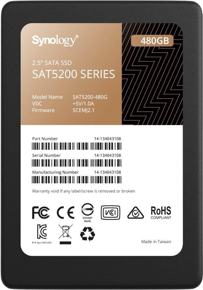 

SSD диск Synology 480GB [SAT5200-480G], 480GB
