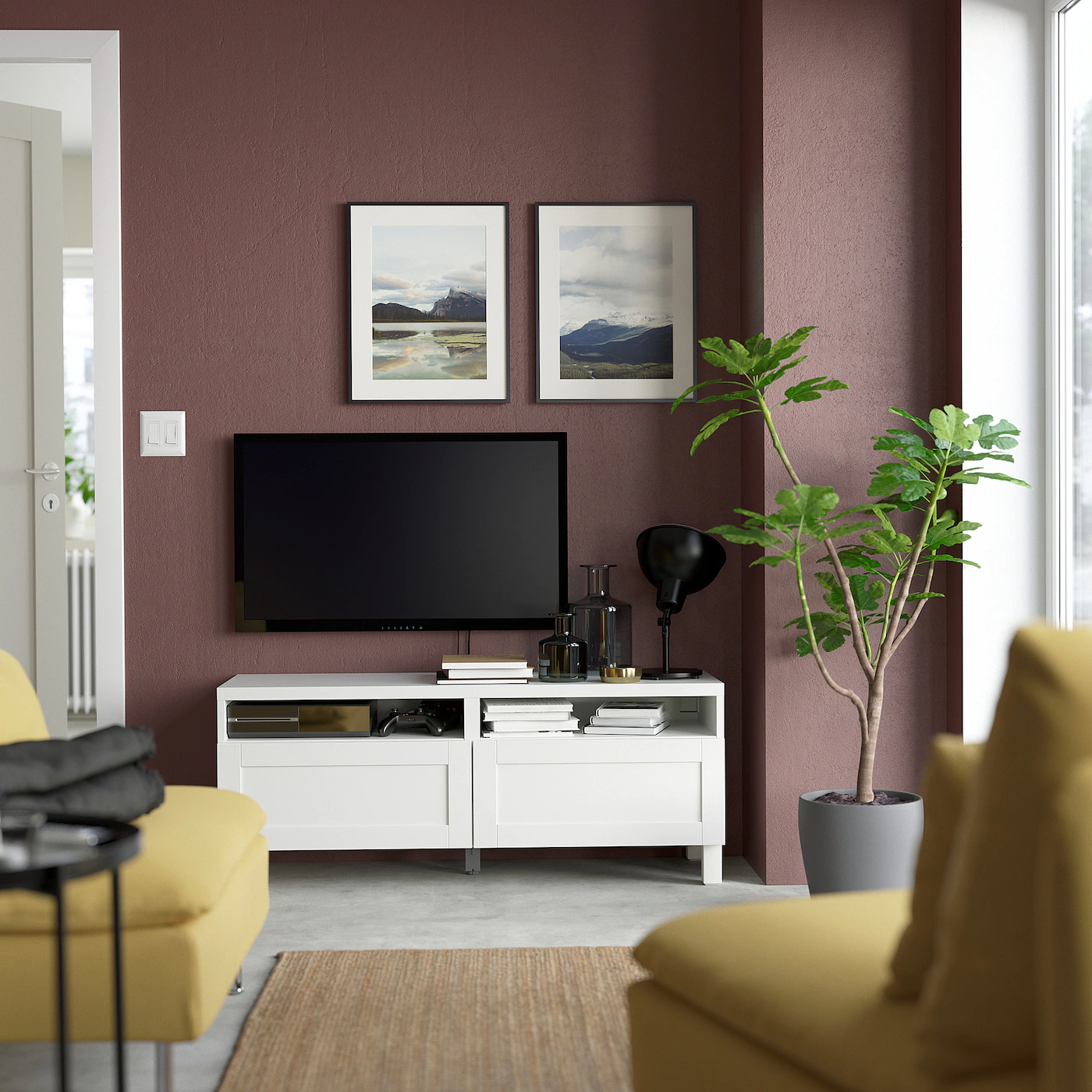 

ТВ-тумба Ikea Бесто Ханвикен/Стуббарп белый [293.991.79], Бесто Ханвикен/Стуббарп