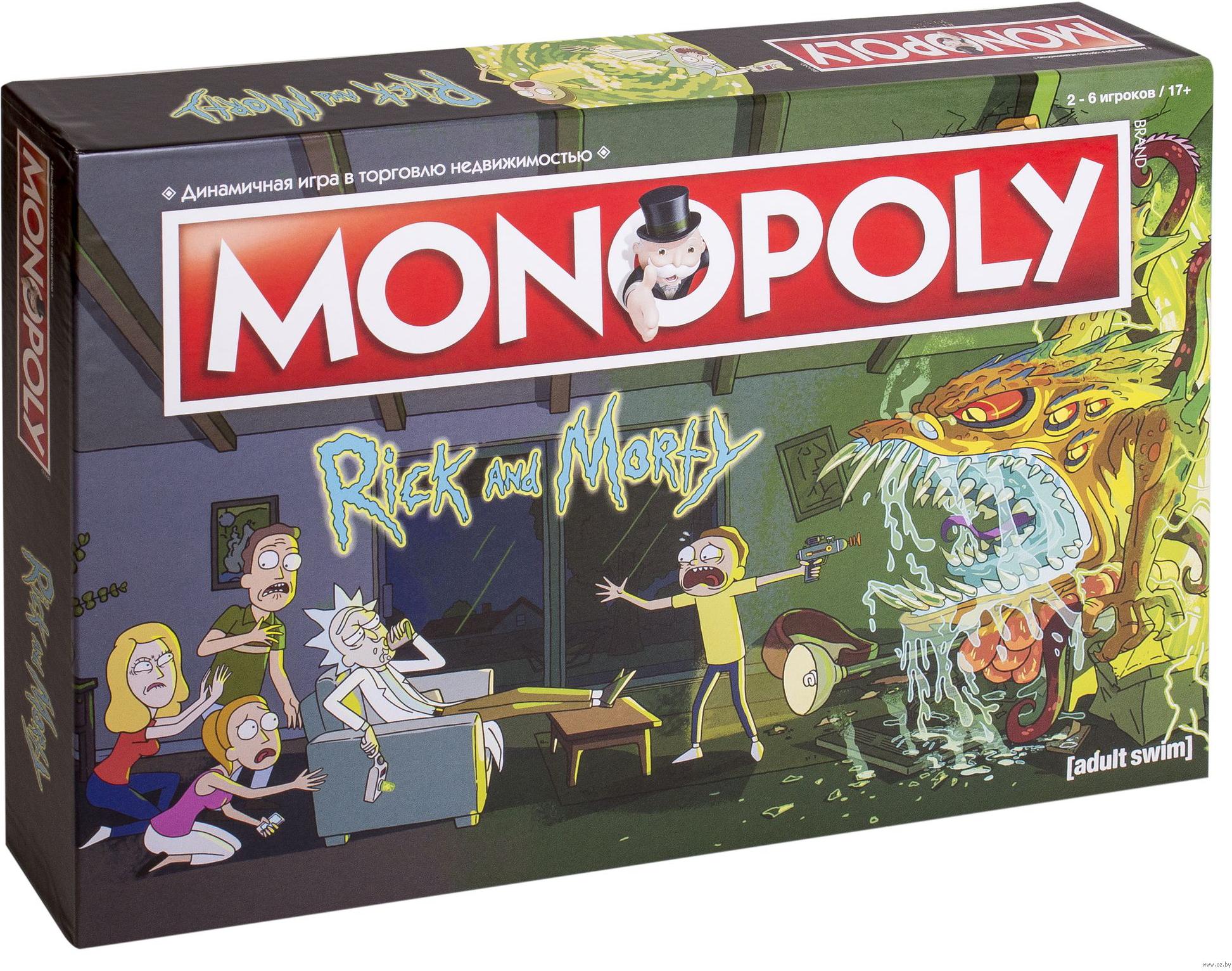 

Настольная игра Мир Хобби Монополия. Рик и Морти, Монополия. Рик и Морти