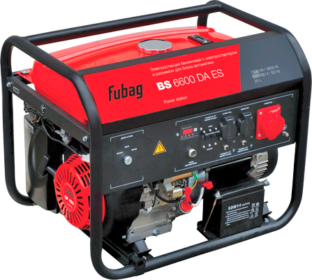 Fubag BS 6600 DA ES - фото Бензиновый генератор Fubag BS 6600 DA ES