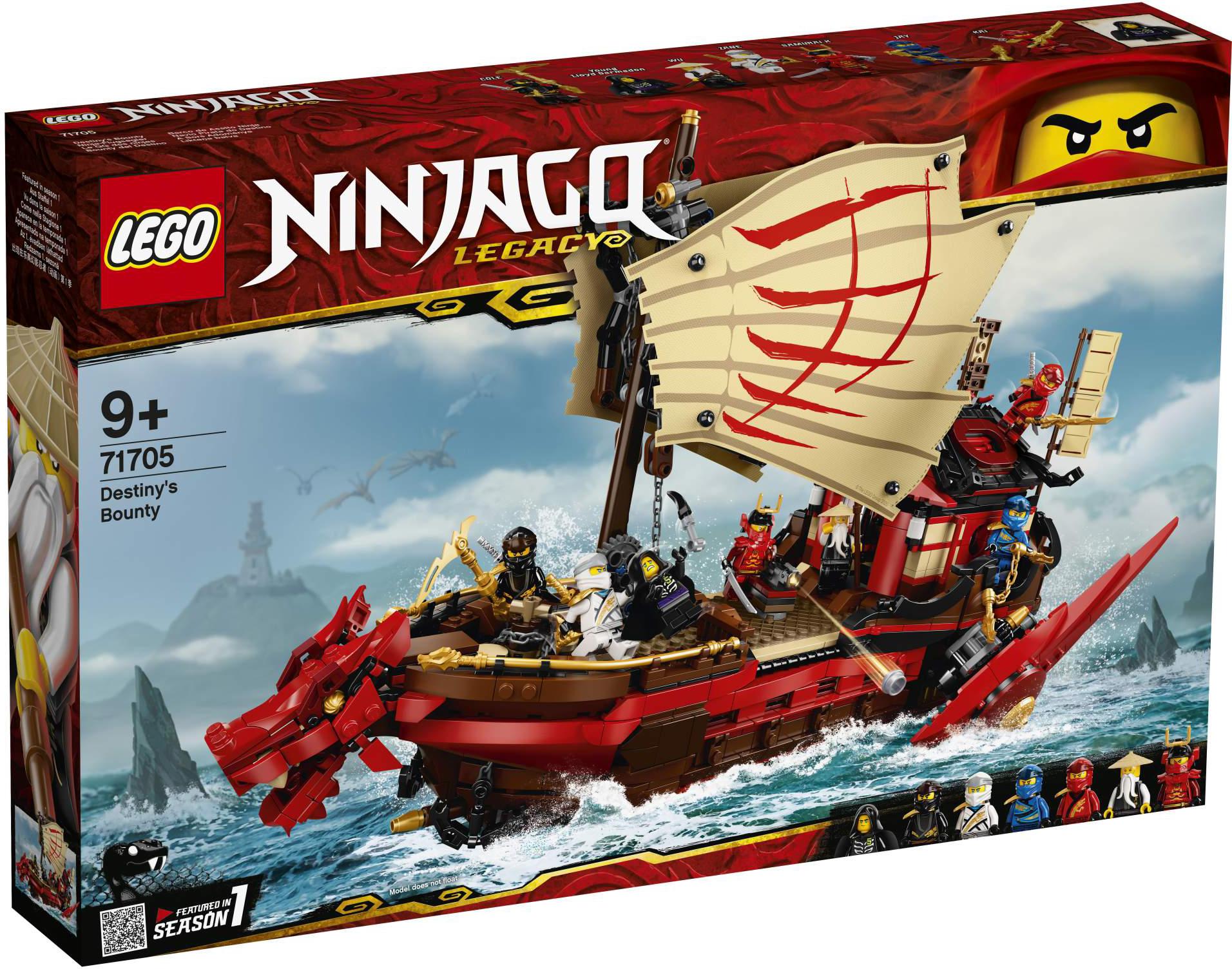 

Конструктор LEGO NINJAGO Летающий корабль Мастера Ву [71705], NINJAGO Летающий корабль Мастера Ву