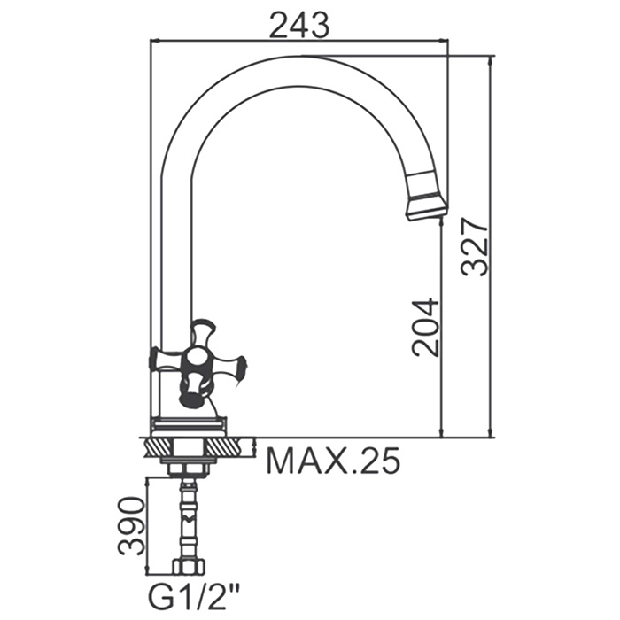 

Смеситель Ledeme L4191C, L4191C