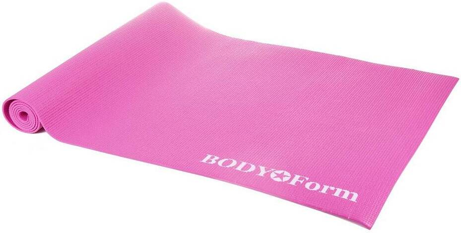 

Коврик для йоги и фитнеса Body Form 173x61x0,6 см BF-YM01 Pink