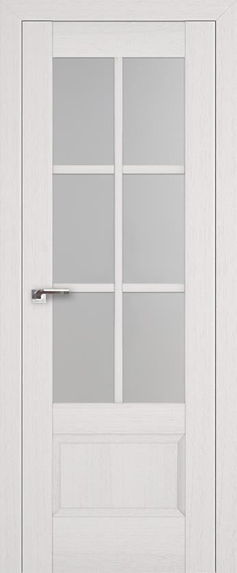 

Межкомнатная дверь ProfilDoors 103X 60x200 пекан белый/стекло матовое, 103X 60x200