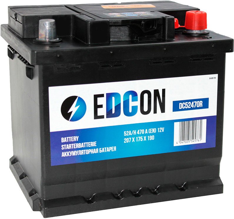 

Аккумулятор EDCON DC52470R 52 А/ч
