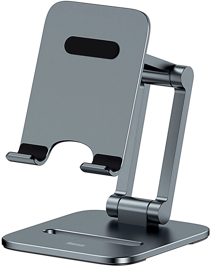 

Подставка для смартфона Baseus Desktop Biaxial Foldable Metal Stand Grey (LUSZ000013)