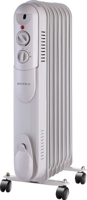 Supra ORS-07-S1 (белый) - фото Масляный радиатор Supra ORS-07-S1 (белый)