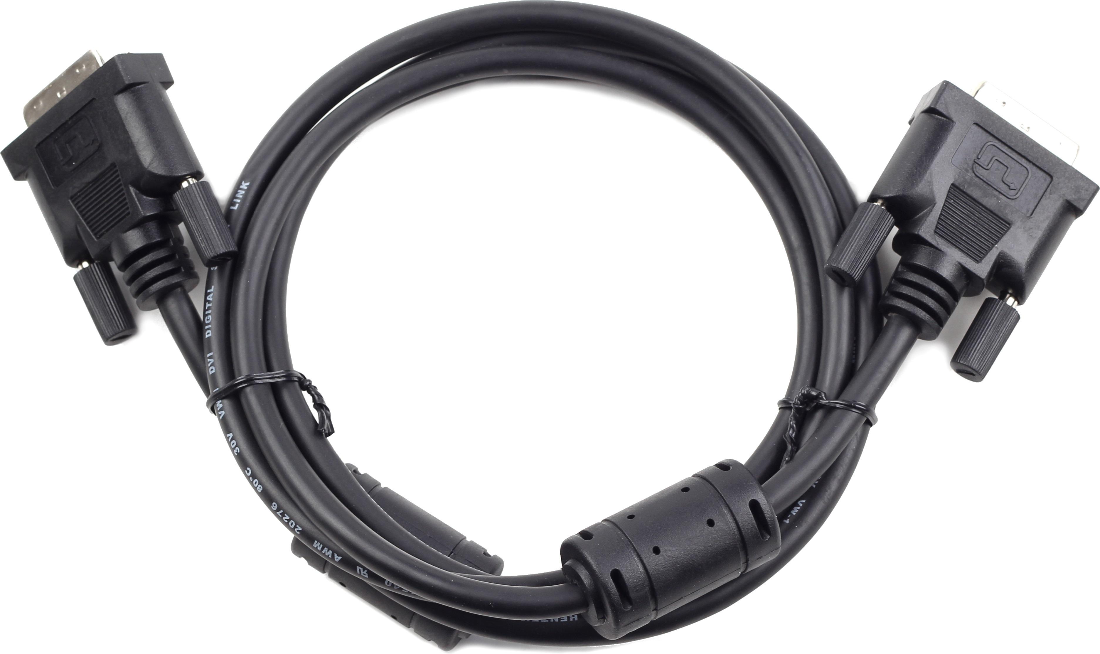 

Кабель для компьютера Gembird CC-DVI2L-BK-15, CC-DVI2L-BK-15