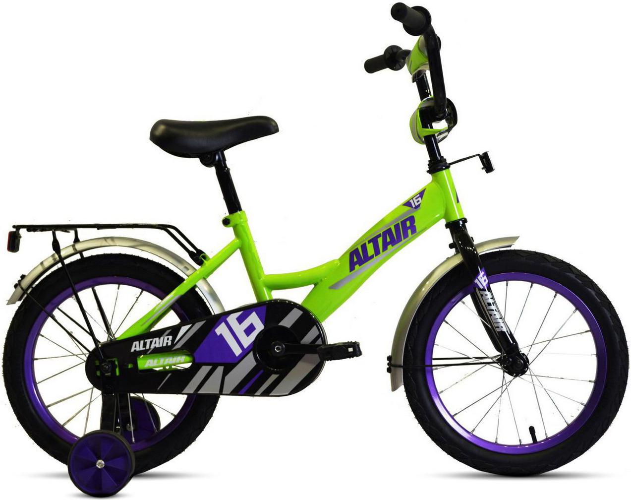 

Велосипед детский Altair Kids 20'' ярко-зеленый/фиолетовый, Kids 20