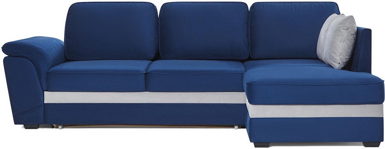 

Угловой диван Милан правый Velvet Blue, Милан правый Velvet