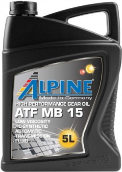 

Трансмиссионное масло Alpine ATF MB 15 5л (0101552)