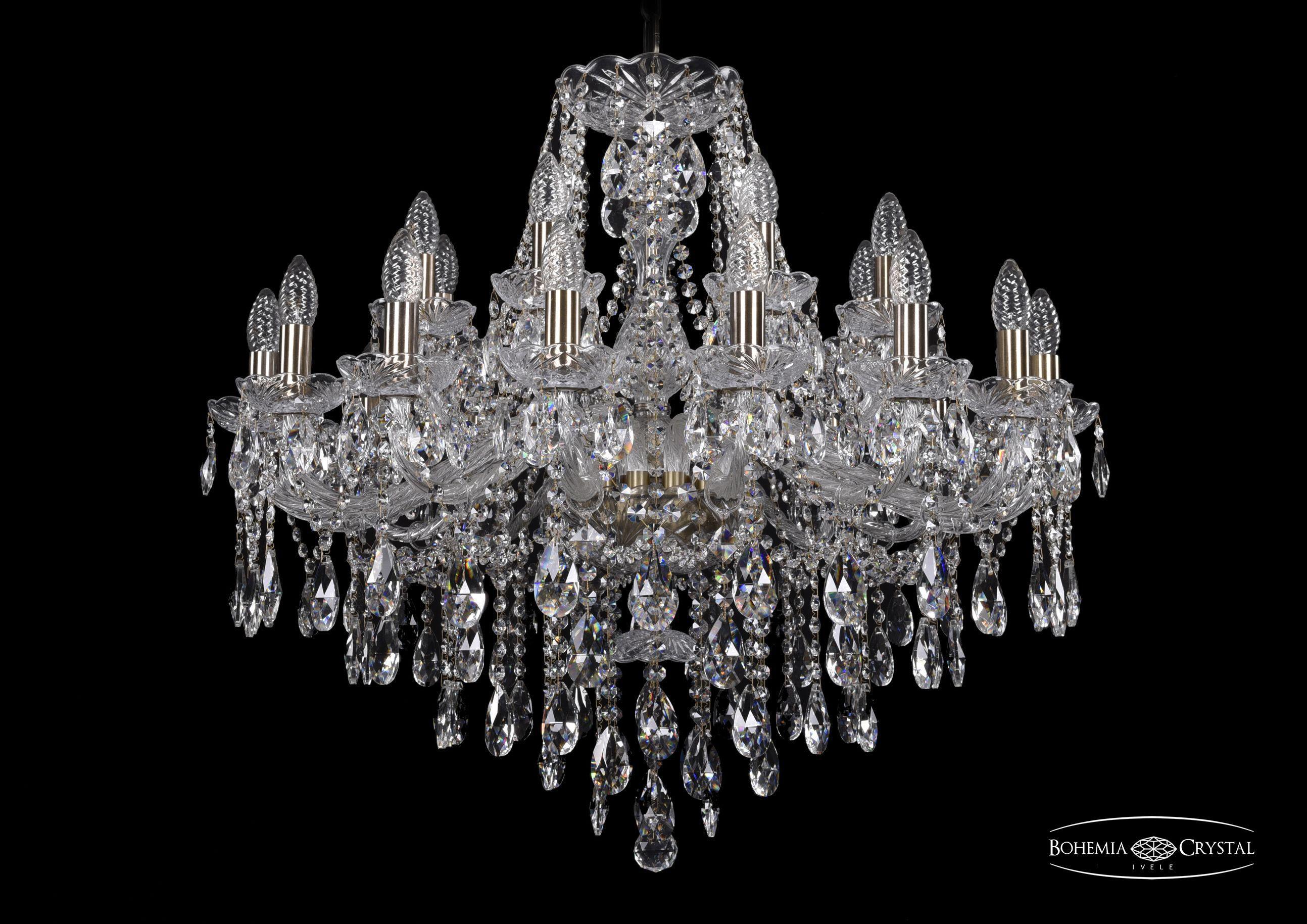 

Подвесная люстра Bohemia Ivele Crystal 1415/16+8/300/Pa